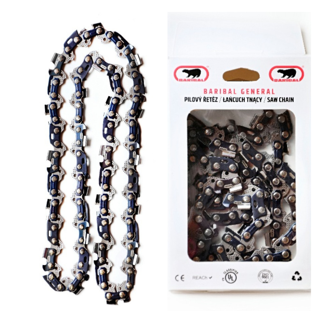 Pilový řetěz 3/8" 1,1 mm - 33 článků Baribal General kulatý